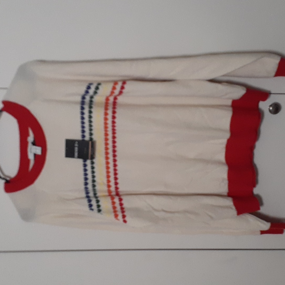 Forever 21+ rainbow sweater 3x NWT